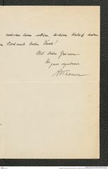 Nachlass Franz Steindachner, Brief von A. Brauer an Franz Steindachner (03.07.1912), Inv.Nr. 53.05, Seite 3